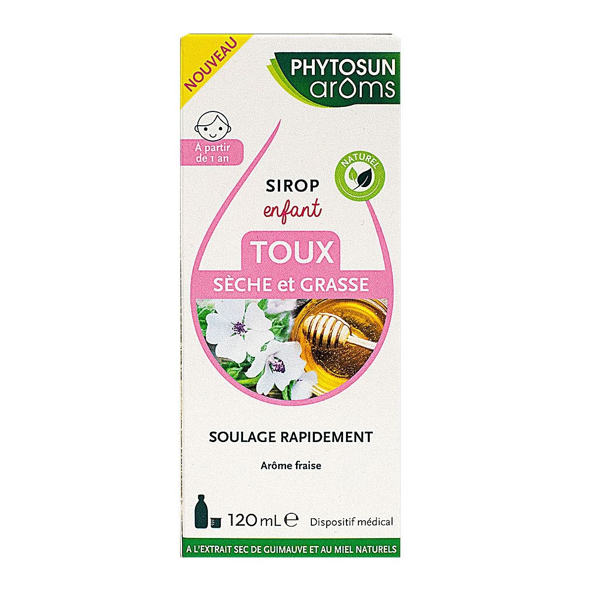 PHYTOSUN ARÔMS SIROP TOUX ENFANTS 120ML