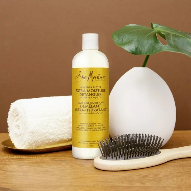 Leave-in Démêlant Extra Moisture Detangler Raw Shea Butter - Shea Moisture – Image 3