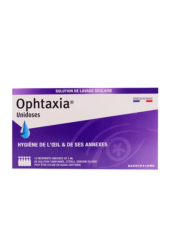 OPHTAXIA SOLUTION OCULAIRE 10 UNIDOSES 5ML
