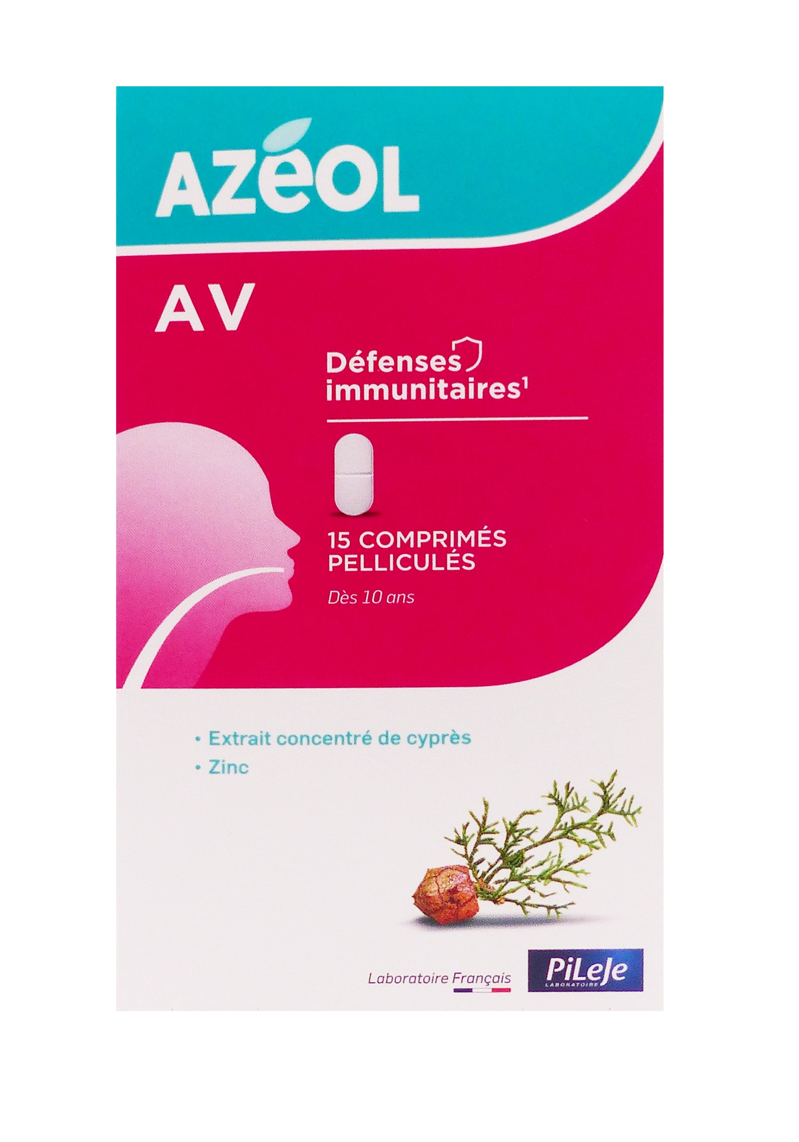 PILEJE AZEOL AV 15 COMPRIMES