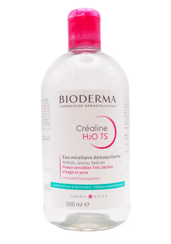 BIODERMA CREALINE T.S. H2O EAU MICELLAIRE DEMAQUILLANTE 500ML