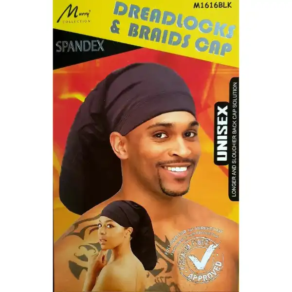 Bonnet Etirable pour Dreadlocks & Braids Noir - Murry Collection