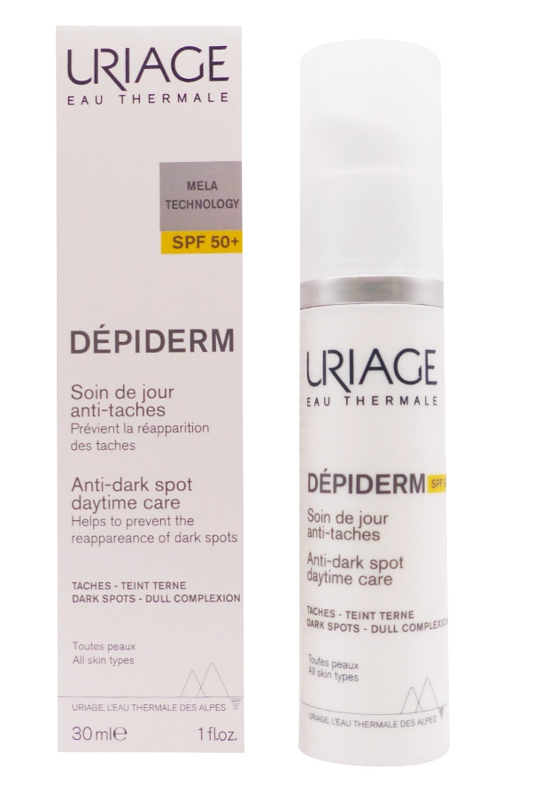 URIAGE DEPIDERM SOIN DE JOUR ANTI-TACHES SPF50+ 30ML