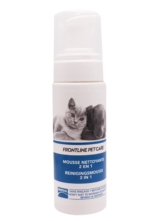 FRONTLINE PET CARE MOUSSE NETTOYANTE 2 EN 1 CHIENS ET CHATS 150 ML
