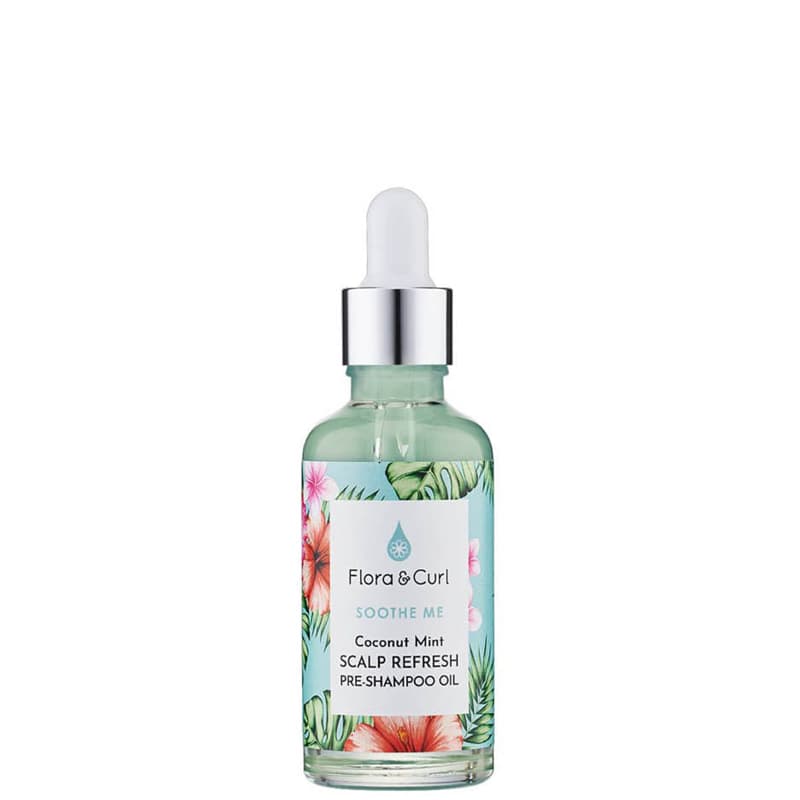 Huile avant shampoing - Coconut Mint - Flora & Curl
