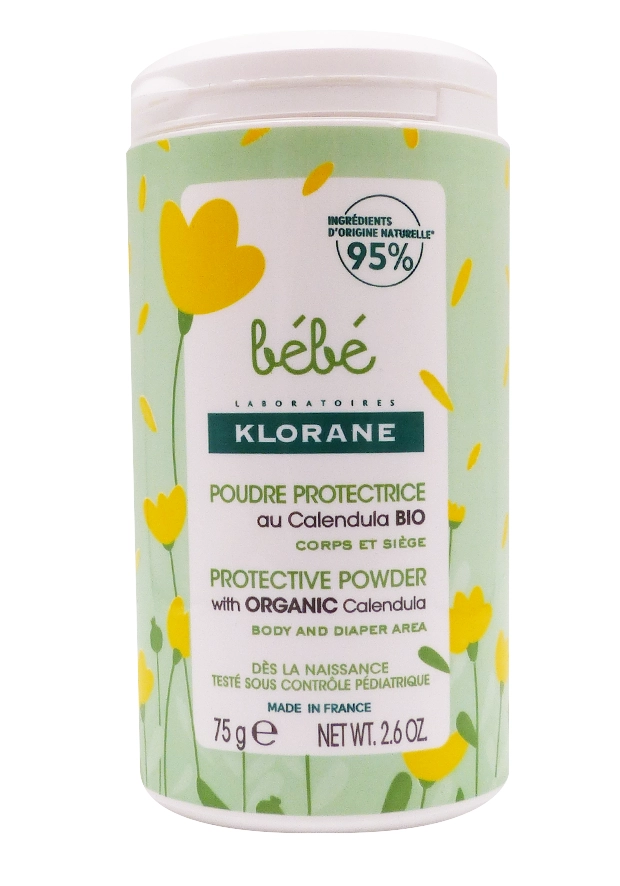 KLORANE BEBE POUDRE PROTECTRICE AU CALENDULA 75 GR