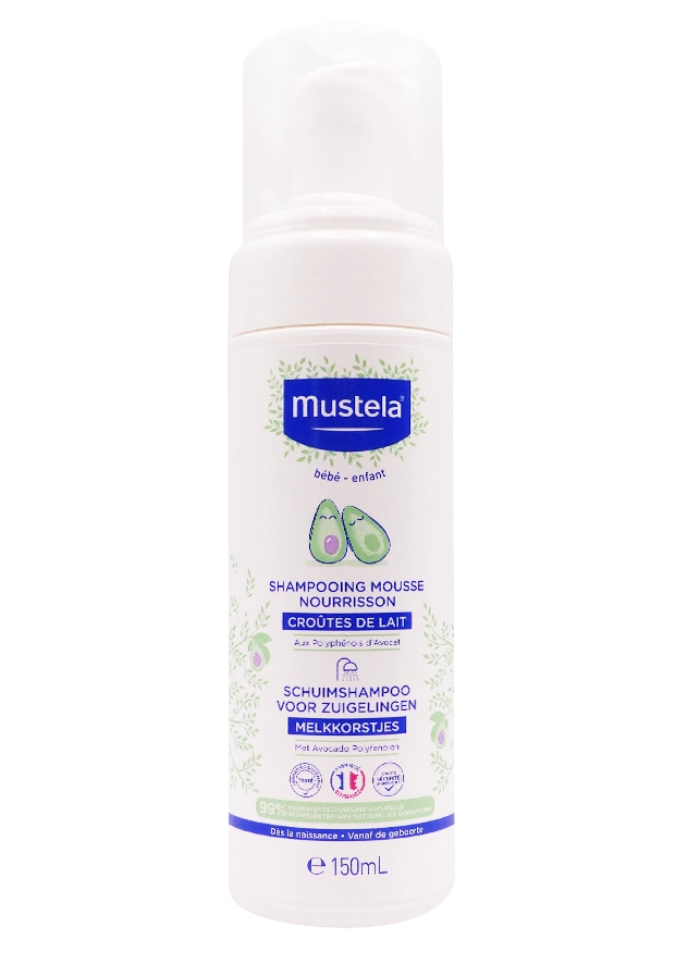 MUSTELA SHAMPOOING MOUSSE CROÛTES DE LAIT NOURRISSON 150ML