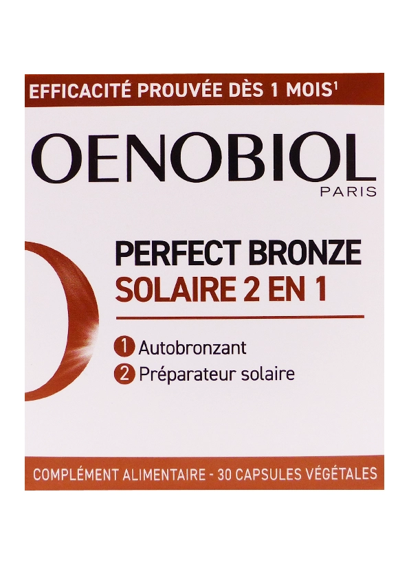 OENOBIOL PERFECT BRONZE SOLAIRE 2 EN 1, 30 CAPSULES