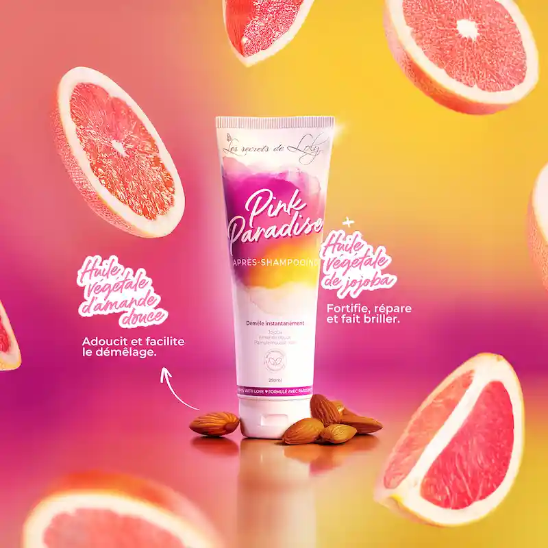 Pink Paradise Après-Shampoing Démêlant - Les Secrets de Loly – Image 2
