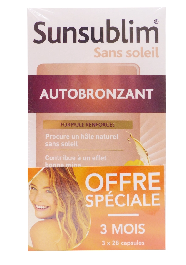 SUNSUBLIM AUTOBRONZANT 3X28 CAPSULES